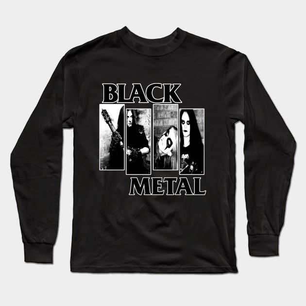 Black Metal Long Sleeve T-Shirt by The Dark Vestiary